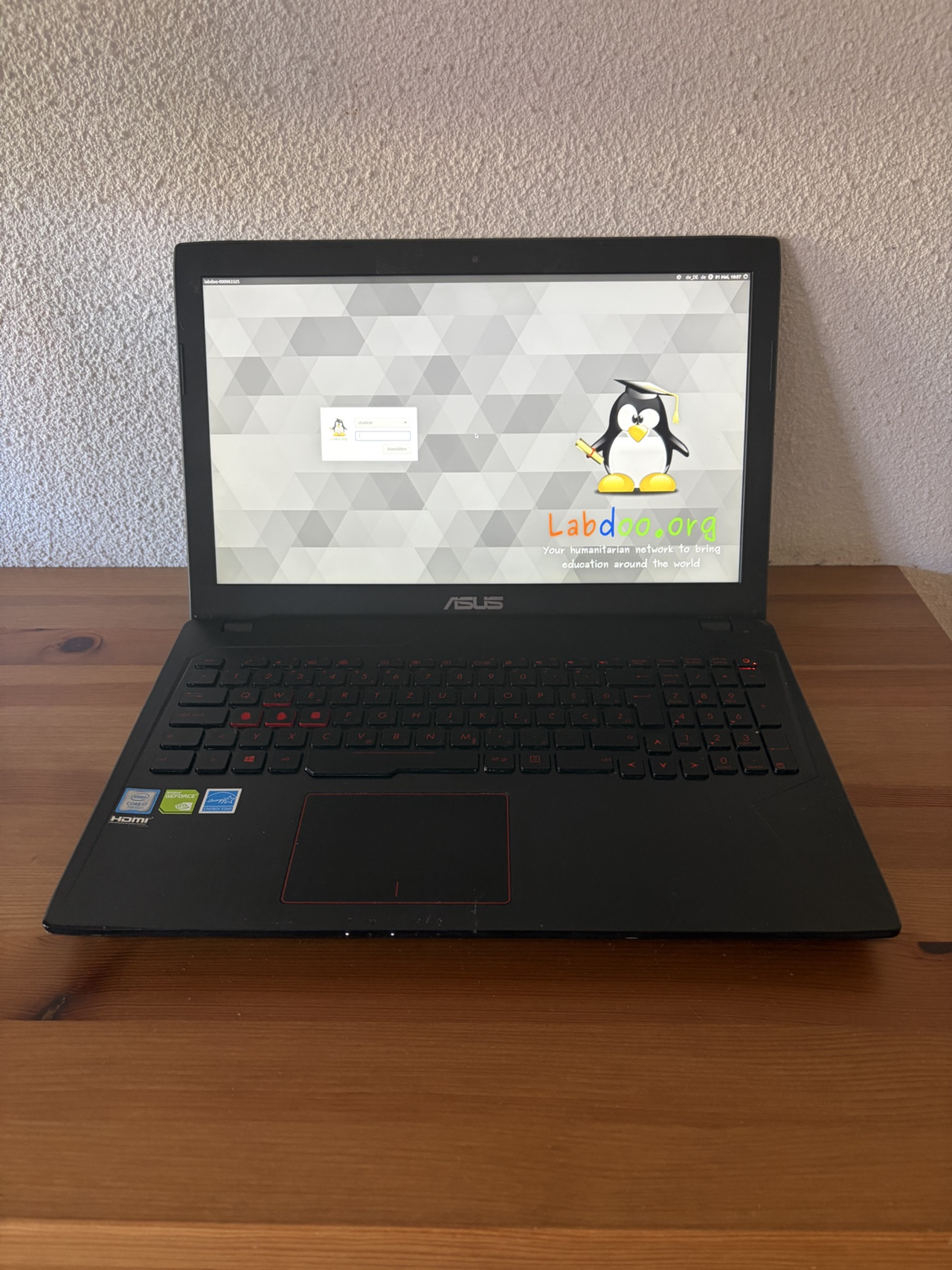 Asus Laptop Spende